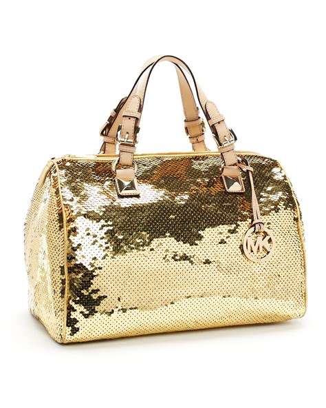 michael kors tassen gold|Michael Kors satchels.